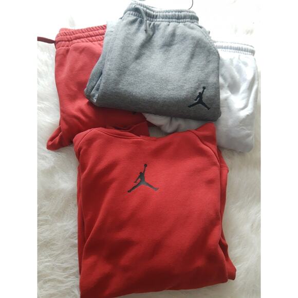 Jordan Pants 3 Pair & Hoodie Youth XL 13-15 Years Sweatpants Athletic Boys Logo - Picture 1 of 2